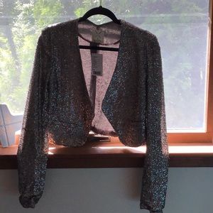 Sequined bolero jacket